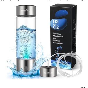 Hydrogen Water Bottle SPE PEM Technology Generator 3 Min. Quick Electrolysis